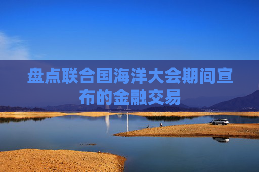 盘点联合国海洋大会期间宣布的金融交易  第1张