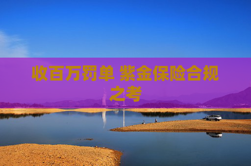 收百万罚单 紫金保险合规之考