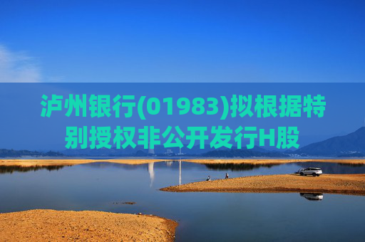 泸州银行(01983)拟根据特别授权非公开发行H股  第1张