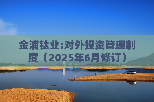 金浦钛业:对外投资管理制度（2025年6月修订）