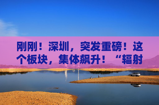 刚刚！深圳，突发重磅！这个板块，集体飙升！“辐射效应”也在酝酿