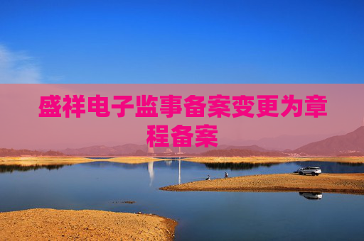 盛祥电子监事备案变更为章程备案