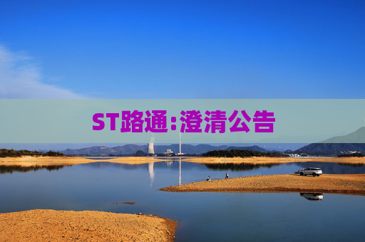 ST路通:澄清公告
