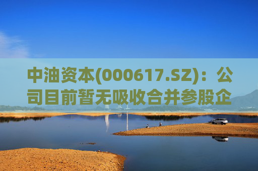 中油资本(000617.SZ)：公司目前暂无吸收合并参股企业昆仑资本的计划