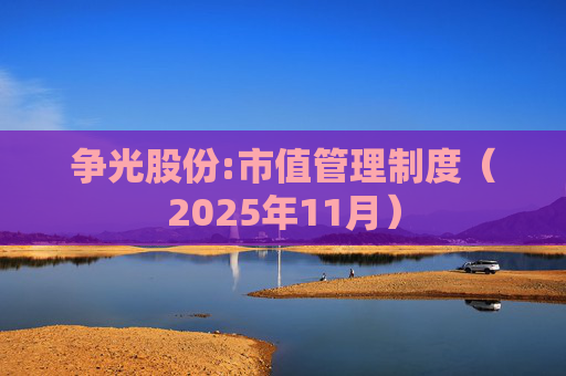 争光股份:市值管理制度（2025年11月）