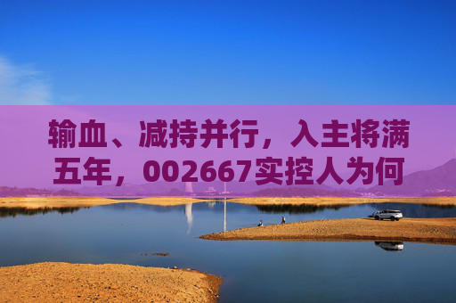 输血、减持并行，入主将满五年，002667实控人为何突然筹划离场？