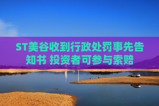 ST美谷收到行政处罚事先告知书 投资者可参与索赔