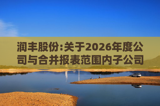 润丰股份:关于2026年度公司与合并报表范围内子公司相互担保的公告