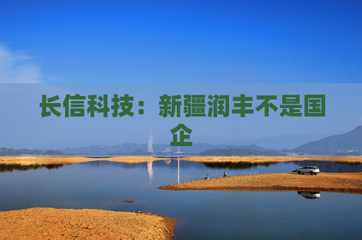 长信科技：新疆润丰不是国企