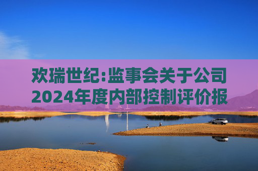 欢瑞世纪:监事会关于公司2024年度内部控制评价报告的意见