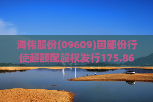 海伟股份(09609)因部份行使超额配股权发行175.86万股