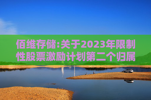 佰维存储:关于2023年限制性股票激励计划第二个归属期（第二批次）、2024年限制性股票激励计划首次授予第一个归属期（第二批次）归属结果暨股份上市的公告