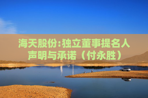 海天股份:独立董事提名人声明与承诺（付永胜）  第1张