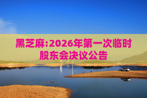 黑芝麻:2026年第一次临时股东会决议公告