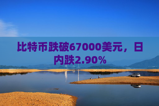 比特币跌破67000美元，日内跌2.90%