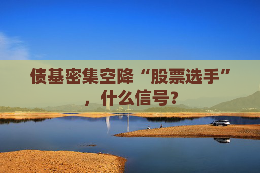 债基密集空降“股票选手”，什么信号？