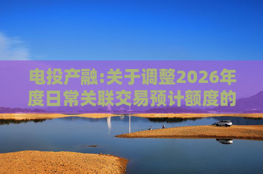 电投产融:关于调整2026年度日常关联交易预计额度的公告