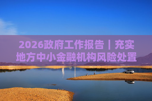 2026政府工作报告｜充实地方中小金融机构风险处置资源和手段