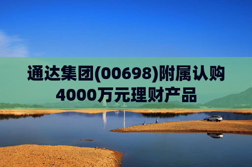 通达集团(00698)附属认购4000万元理财产品