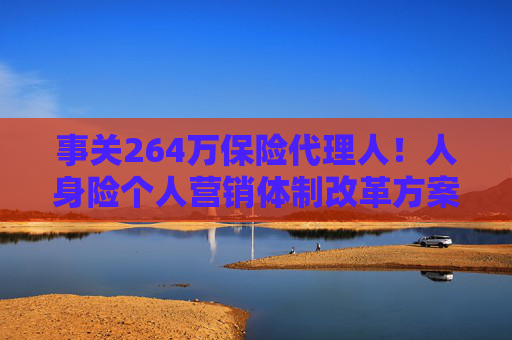 事关264万保险代理人！人身险个人营销体制改革方案落地 拟推动建立有中国特色的保险销售人员荣誉评价体系  第1张