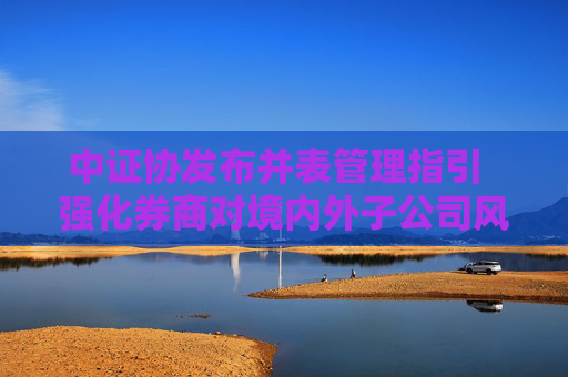 中证协发布并表管理指引  强化券商对境内外子公司风险垂直管理