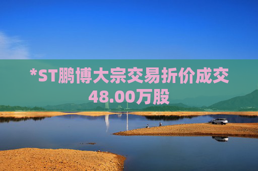 *ST鹏博大宗交易折价成交48.00万股  第1张