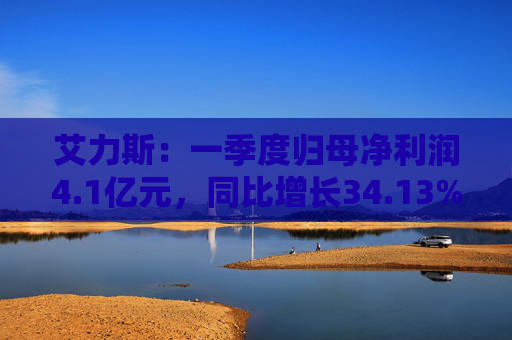 艾力斯：一季度归母净利润4.1亿元，同比增长34.13%