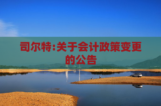 司尔特:关于会计政策变更的公告