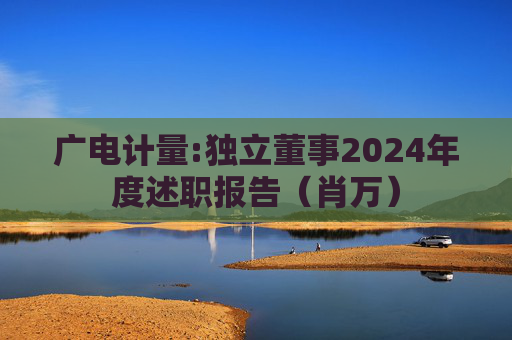 广电计量:独立董事2024年度述职报告（肖万）