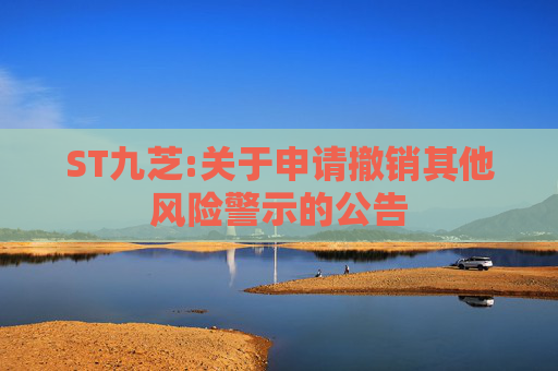 ST九芝:关于申请撤销其他风险警示的公告  第1张
