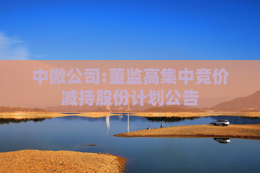 中微公司:董监高集中竞价减持股份计划公告