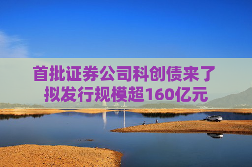 首批证券公司科创债来了 拟发行规模超160亿元