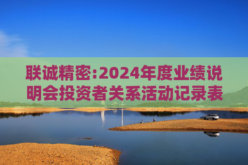 联诚精密:2024年度业绩说明会投资者关系活动记录表