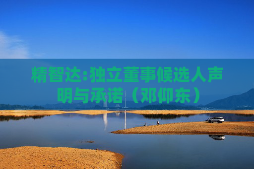 精智达:独立董事候选人声明与承诺（邓仰东）