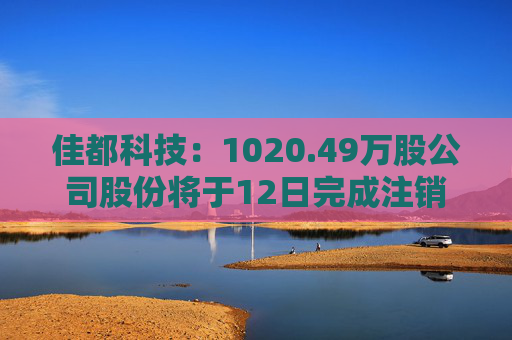 佳都科技：1020.49万股公司股份将于12日完成注销