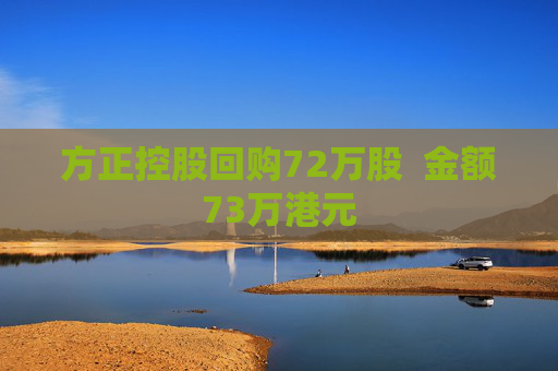 方正控股回购72万股  金额73万港元