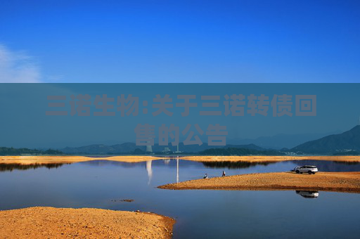 三诺生物:关于三诺转债回售的公告