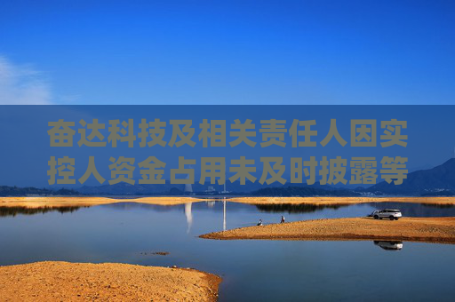 奋达科技及相关责任人因实控人资金占用未及时披露等问题被警示