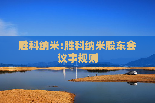 胜科纳米:胜科纳米股东会议事规则