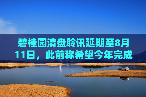 碧桂园清盘聆讯延期至8月11日，此前称希望今年完成境外债重组  第1张