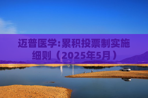 迈普医学:累积投票制实施细则（2025年5月）