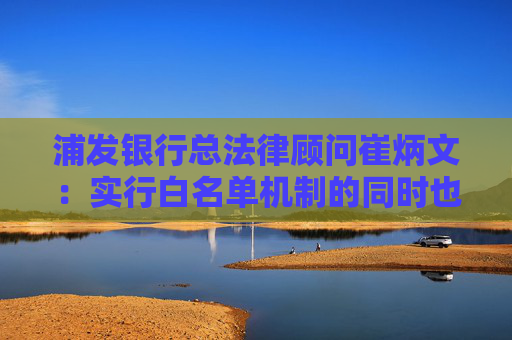 浦发银行总法律顾问崔炳文：实行白名单机制的同时也要建立黑名单机制，进一步提升信贷资产质量  第1张