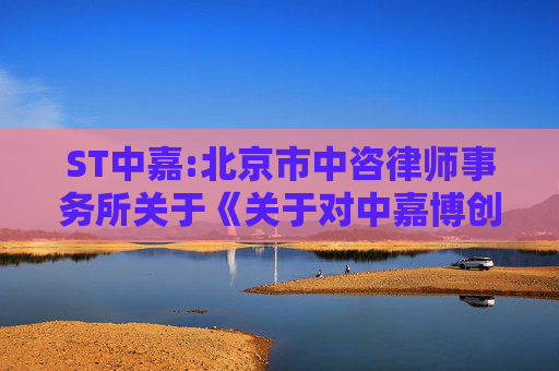 ST中嘉:北京市中咨律师事务所关于《关于对中嘉博创信息技术股份有限公司2024年年报的问询函》补充问询相关事项之专项核查意见