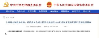 毕井泉涉嫌严重违纪违法被查 曾因长生生物疫苗造假事件引咎辞职