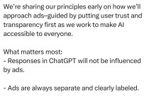OpenAI等不起了？ChatGPT宣布加广告，用户不买账