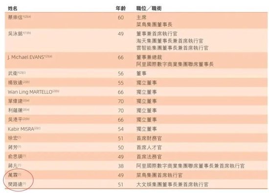 阿里合伙人名单缩水：彭蕾俞永福张勇戴珊出局 软银不再是核心股东  第7张