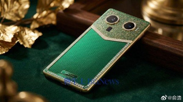 俞浩晒追觅手机前期效果图：大绿背壳、镶边装饰太吸睛  第1张